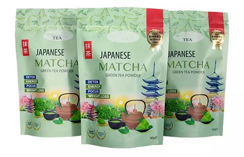 Custom Printed Zipper Tea Packaging Bags