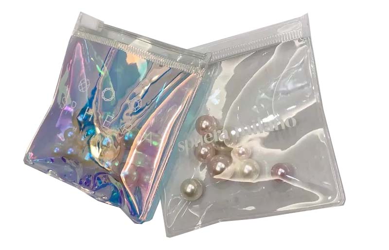 Custom Printed Zip lock Earring Bracelet Packaging Zipper Bag Small Plastic Jewelry Flat Pouches