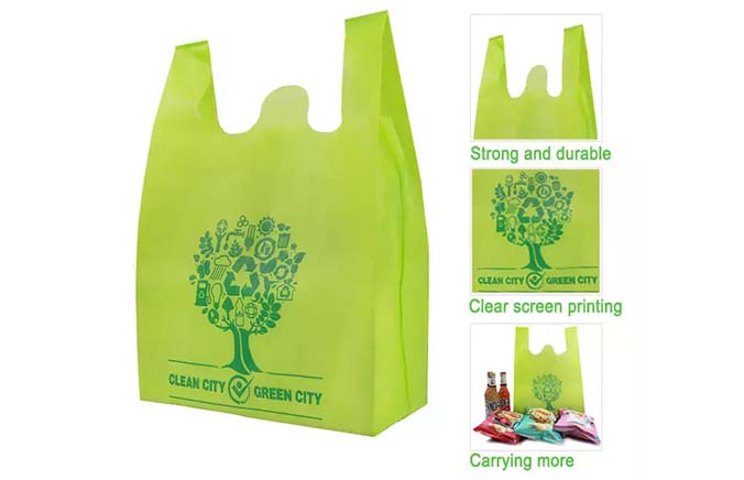 Custom-made Degradable Non-woven Bags For Grocery